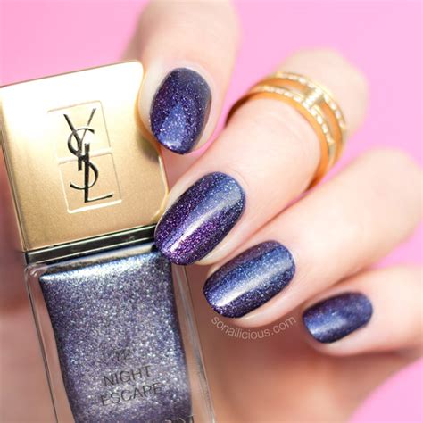 ysl blue nail polish.